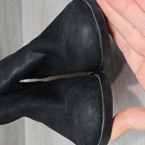 Sorwl Women's Ankle Cut Out Side Boots Shoes Chuncky Platform Sz 7 - Picture 4 of 10